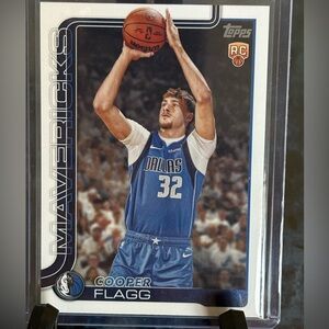 Cooper Flagg Basktball Card Rookie Topps Dallas  Mavericks